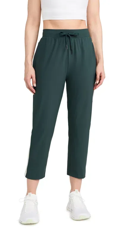 Sweaty Betty Explorer Side Stripe 25' Trousers Trek Green