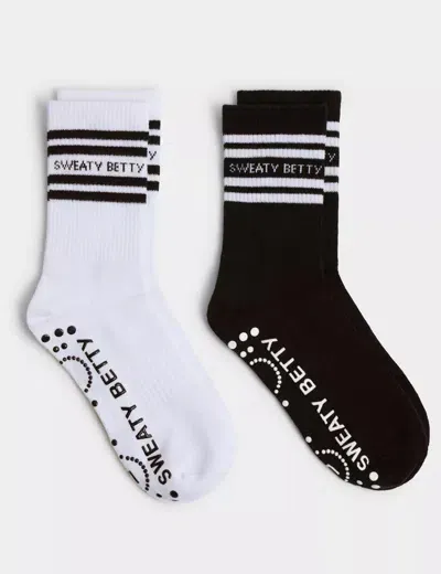 Sweaty Betty Mid Length Ankle Gripper Socks 2 Pack In Multi