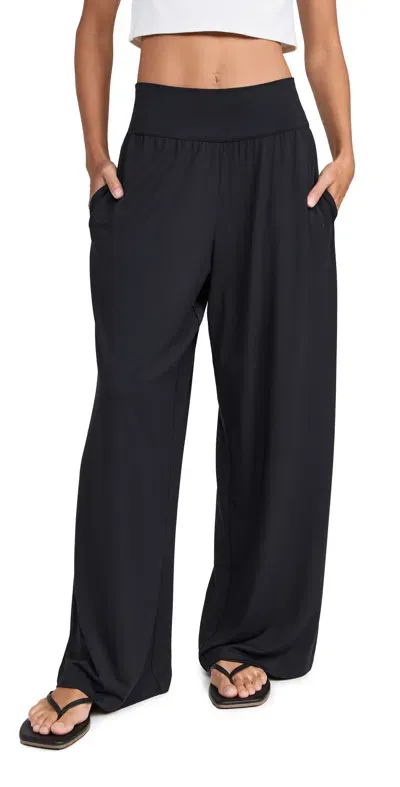 Sweaty Betty Modal Wide Leg Pants Black