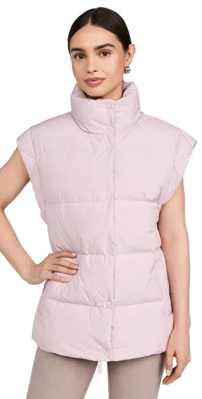 Sweaty Betty Nimbus Puffer Gilet Vest Pirouette Pink