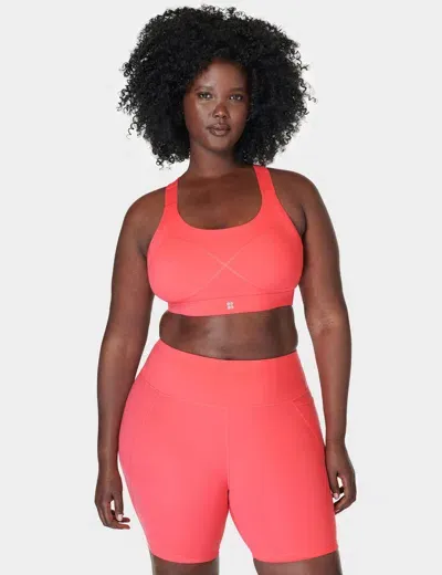 Sweaty Betty Power Medium Impact Sports Bra In Pink