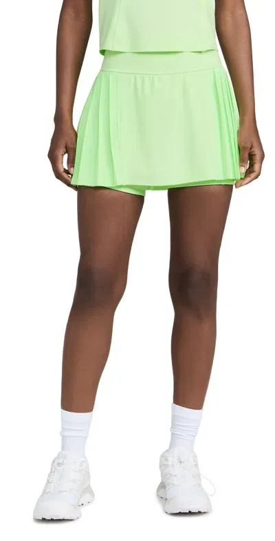 Sweaty Betty Power Pleat Tennis Skort Matcha Green