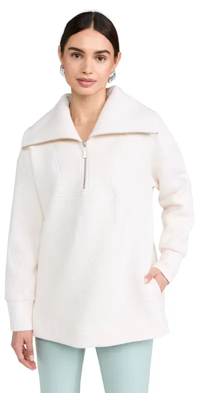 Sweaty Betty Reminisce Half Zip Sweatshirt Oatmeal Mar