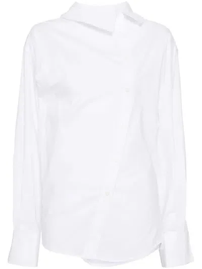 System Classic Loose Fit Shirt In White