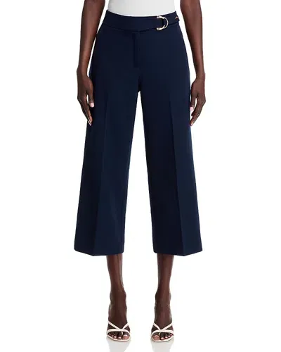 T Tahari Cropped Pants In Navy