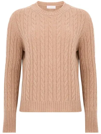 Tabaroni Cashmere Sweaters In Beige