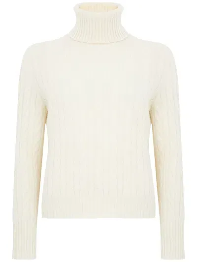 Tabaroni Cashmere Sweaters In White