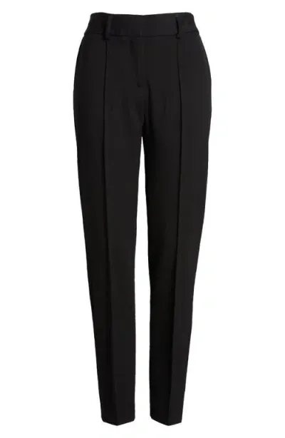 Tahari Asl Seamed Front Stretch Ponte Pants In Black