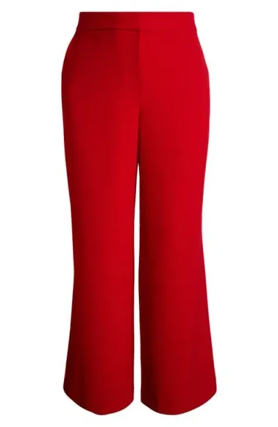 Tahari Asl Wide Leg Pants In Lipstick