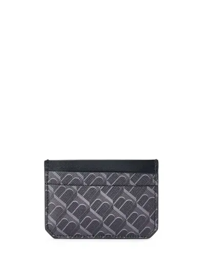 Tammy & Benjamin Monogram Patterned Cardholder In Black