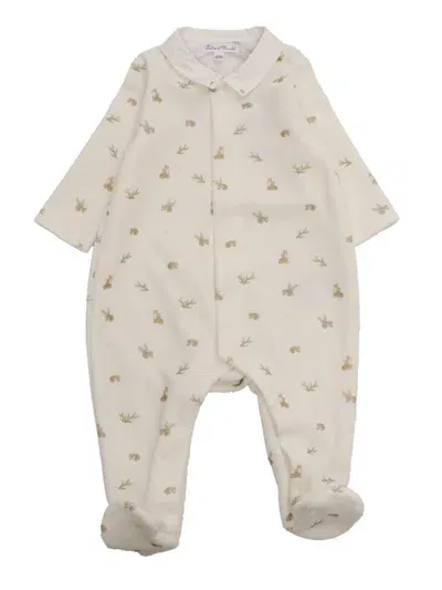 Tartine & Chocolat Kids' Romper Suit In Gray