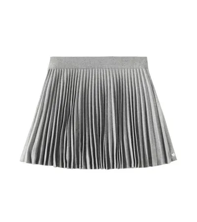 Tartine Et Chocolat Kids' Pleated Skirt In Grey