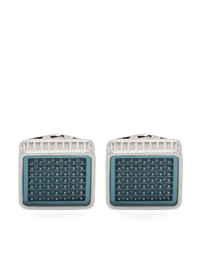 Tateossian Giza Ice Cufflinks In Grey