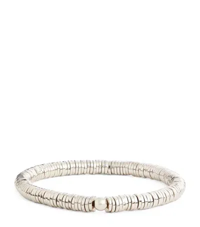 Tateossian Rhodium-plated Sterling Silver Bracelet