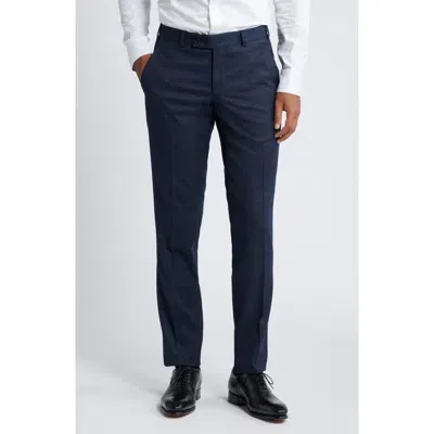 Ted Baker London Jerome Slim Fit Stretch Wool Pants In Blue