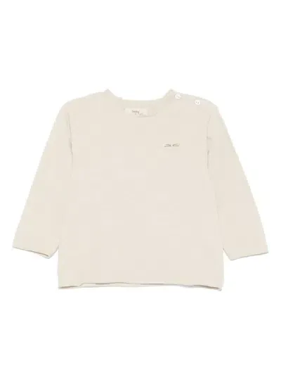 Teddy & Minou Babies' Jersey T-shirt In Neutrals