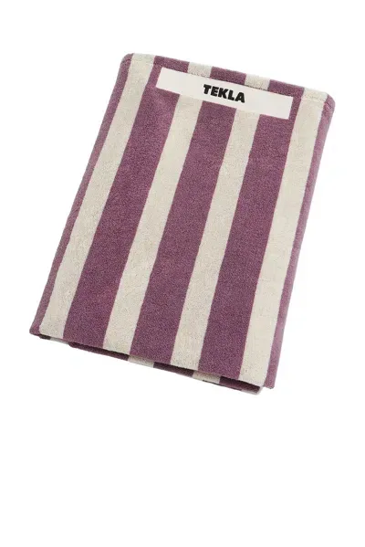 Tekla Beach Towel In Port Stripes