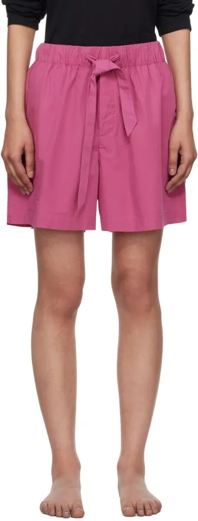 Tekla Cottom Pyjama Shorts In Pink