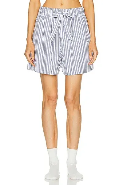 Tekla Stripe Short In Skagen Stripes