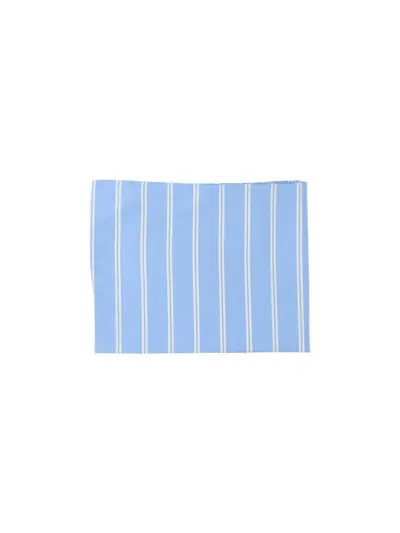 Tekla Striped Pillowcase In Light Blue