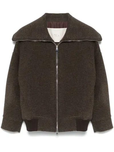 Tela Spencer Jacket In Brown