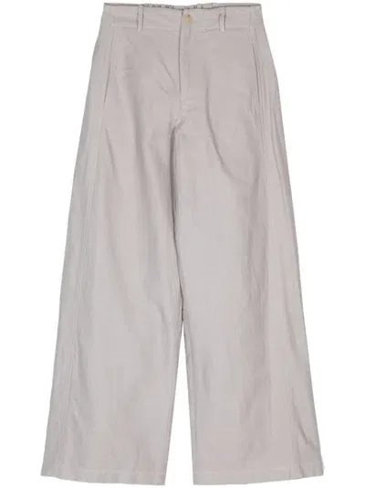 Tela Straight-leg Trousers In Grey