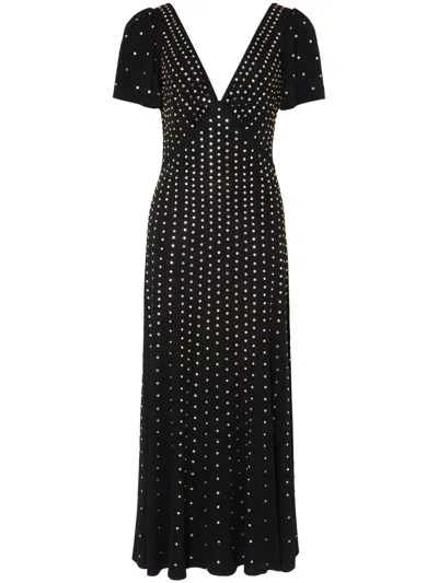 Temperley London Comet Dress In Black