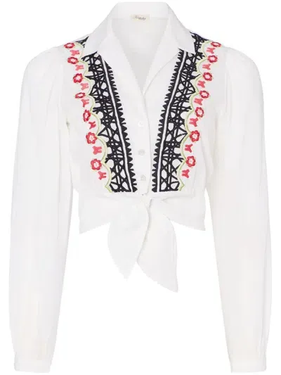 Temperley London Florentine Blouse In White