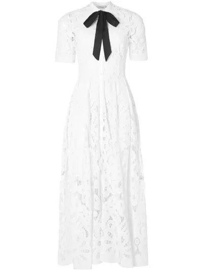 Temperley London Guinevere Shirt Dress In White