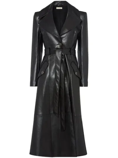 Temperley London Reynaldo Trench Coat In Black