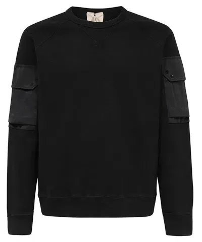 Ten C Cotton Sweatshirt In Black