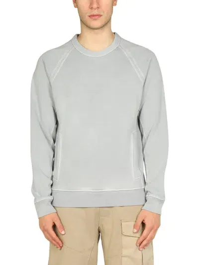 Ten C Logo Sweatshirt In Baby Blue