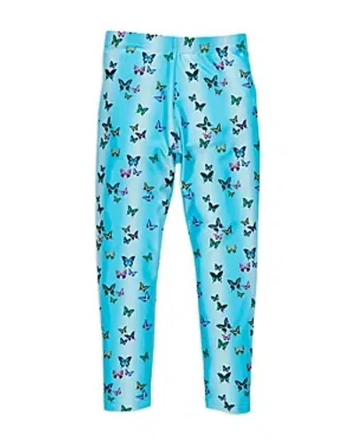 Terez Girls' Butterfly Sky Leggings - Little Kid, Big Kid In Blue