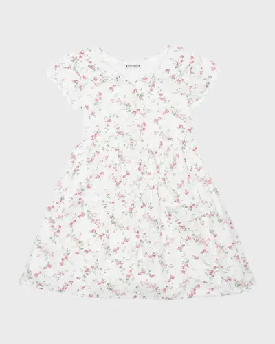 Tessa James Kids' Girl's Emma Dainty Floral-print Dress In Pink Floral