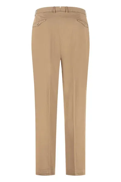 The (alphabet) The (pants) - Cotton Chino Trousers In Brown