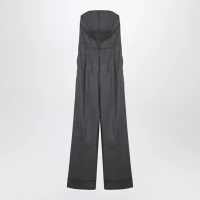 The Andamane Selina Bustier Jumpsuit Mélange Grey