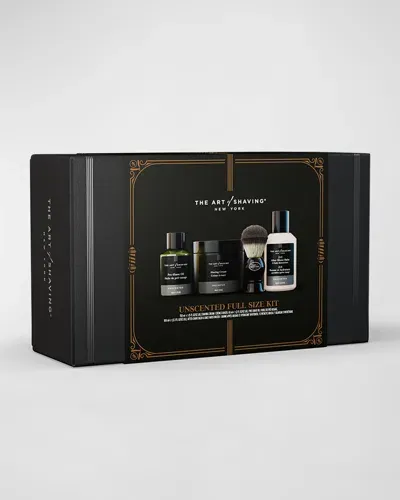 The Art Of Shaving Full Size Kit, Unscented In White