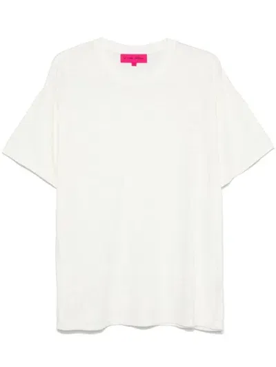 The Elder Statesman Crew-neck T-shirt In Neutrals