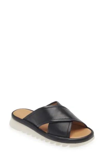 The Flexx Wren Slide Sandal In Black