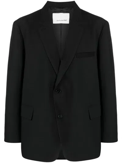 The Frankie Shop Beo Midweight Light Stretch Over Blazer In Black