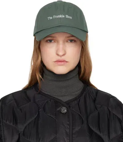 The Frankie Shop Green Baseball Cap In Pine