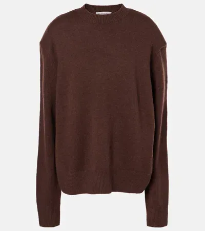 The Frankie Shop Rafaela Wool And Cashmere Sweater In Brown