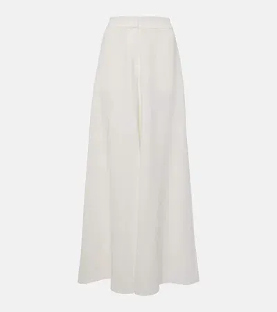 The Frankie Shop Sierra Wide-leg Pants In White