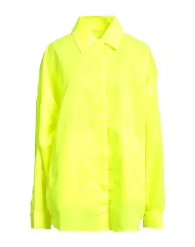 The Frankie Shop Perla Oversize Shirt In Yellow