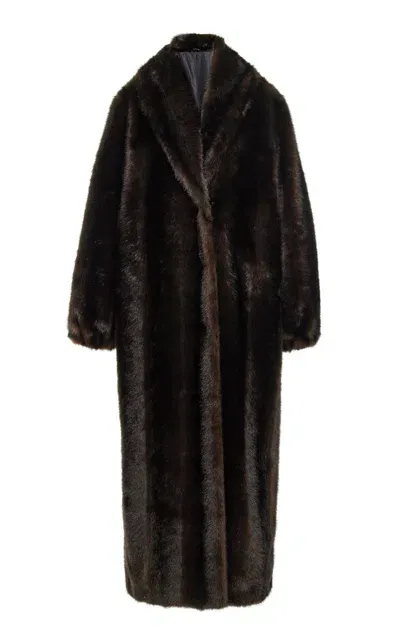 The Garment Dixie Faux-fur Coat In Brown