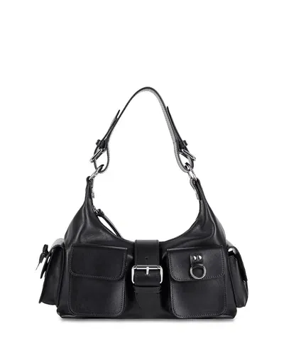 The Kooples Black Leather Amelia Bag