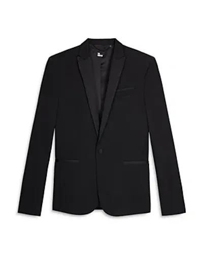 The Kooples Deep Canvas Blazer In Black