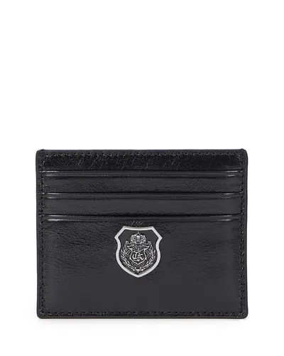 The Kooples Leather Card Case In Black