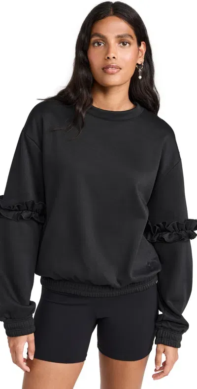 The Lulo Project Calima Round Neck Sweatshirt Black