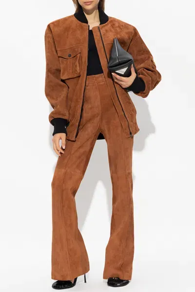 The Mannei Fw23tm Sewan Pants 0 Ginger In Brown